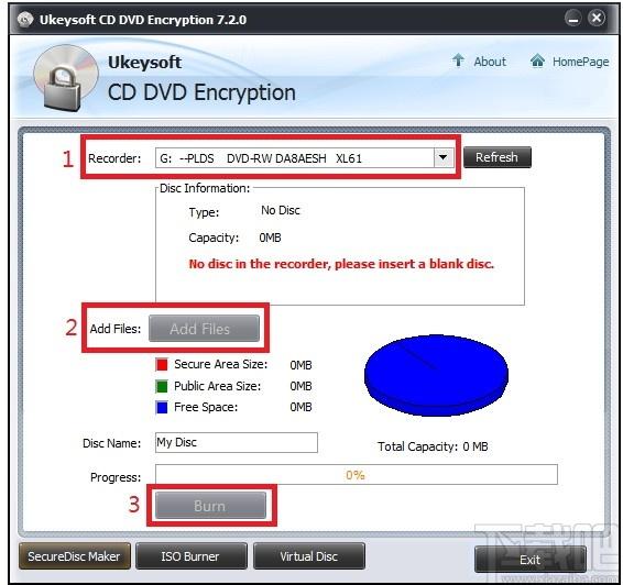 UkeySoft CD DVD Encryption下载,光盘加密助手,光盘工具,cd刻录